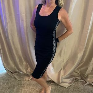 Michael Kors Logo Tape Body Con Dress